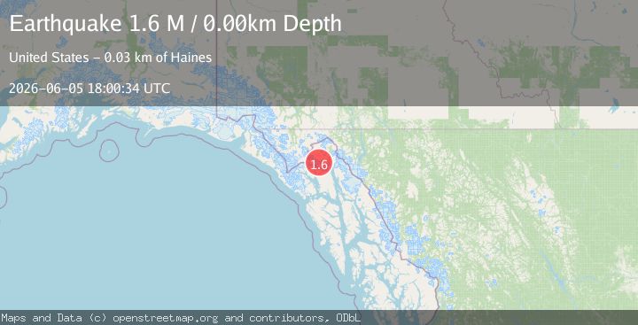 Map of Southeastern Alaska