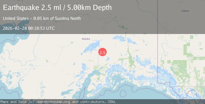 Map of Central Alaska