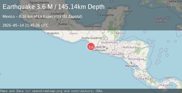 Map of offshore Chiapas, Mexico
