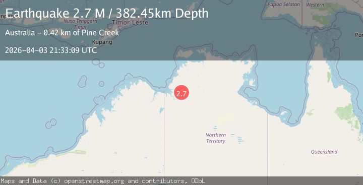 Map of Northern Territory, Australia