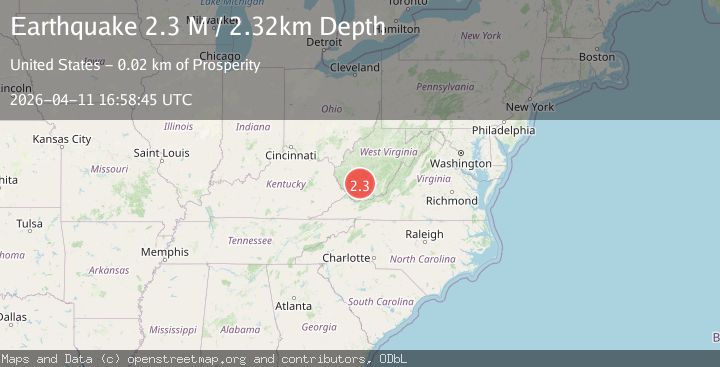 Map of West Virginia