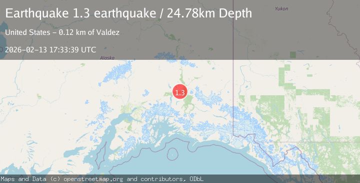 Map of Central Alaska