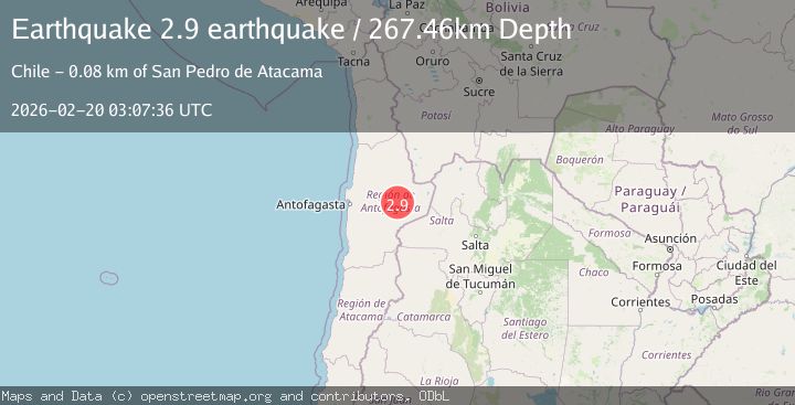 Map of Antofagasta, Chile