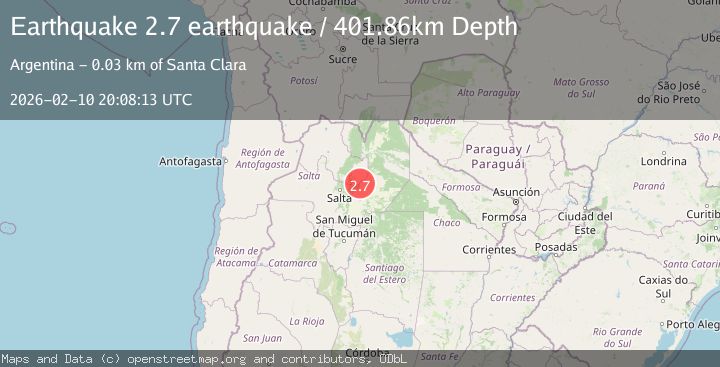 Map of Salta, Argentina