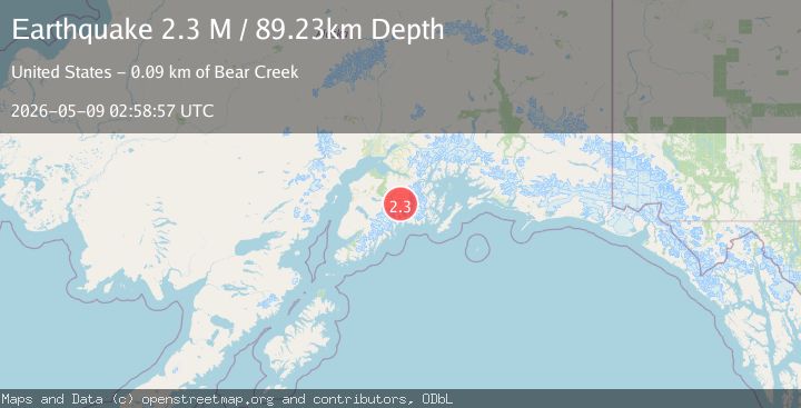 Map of Kenai Peninsula, Alaska