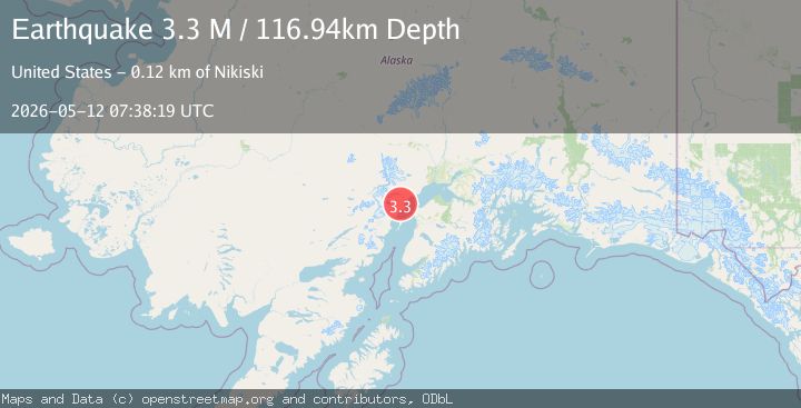Map of Kenai Peninsula, Alaska