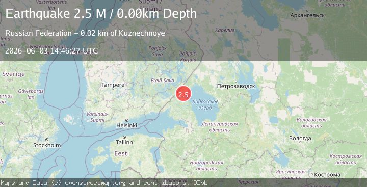Map of Finland-Russia border region