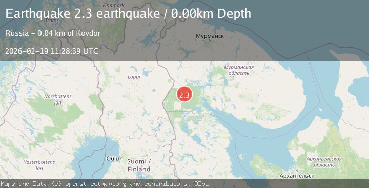 Map of northwestern Russia