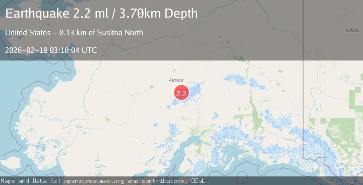 Map of Central Alaska