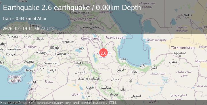 Map of Armenia-Azerbaijan-Iran border region