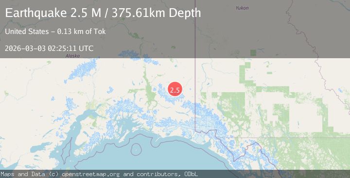 Map of Central Alaska