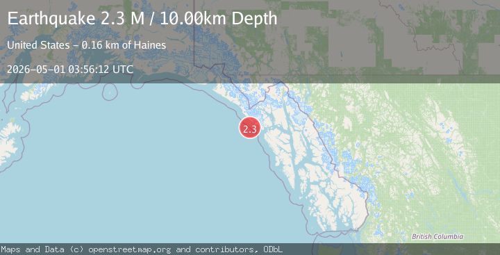 Map of Southeastern Alaska