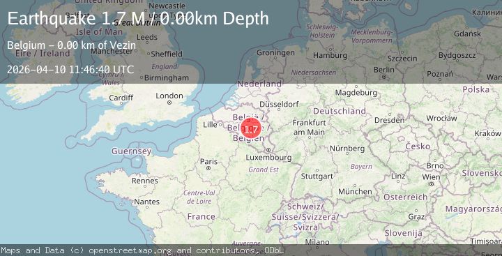 Map of Belgium