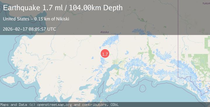 Map of Central Alaska