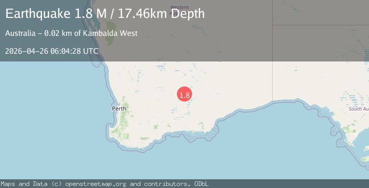 Map of Western Australia