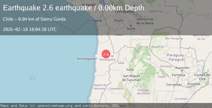 Map of Antofagasta, Chile