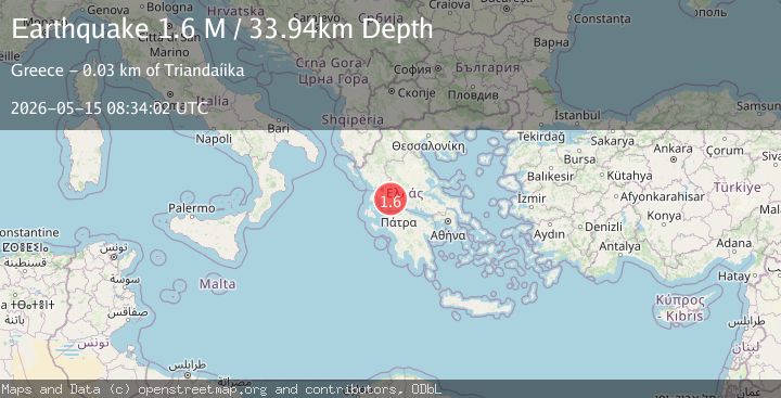 Map of West Greece