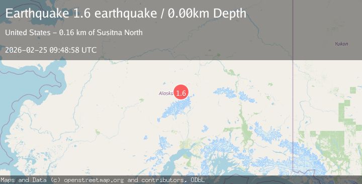 Map of Central Alaska