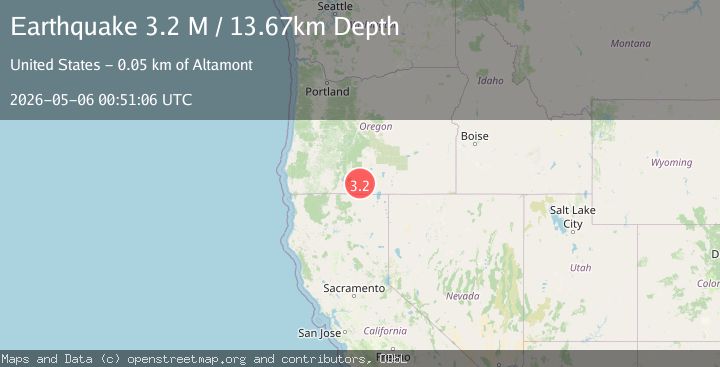 Map of Oregon