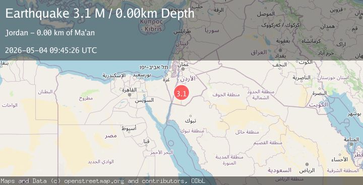 Map of Dead Sea region