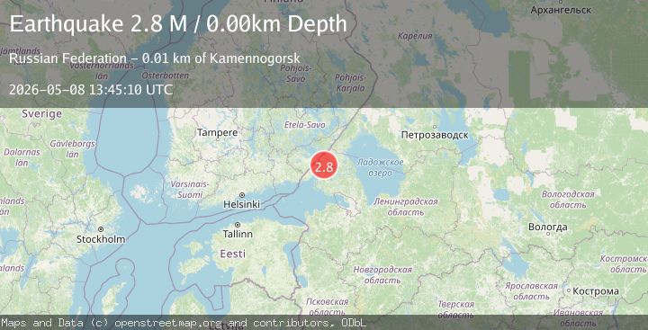 Map of Finland-Russia border region