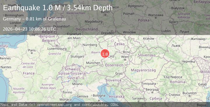Map of Germany-Austria border region