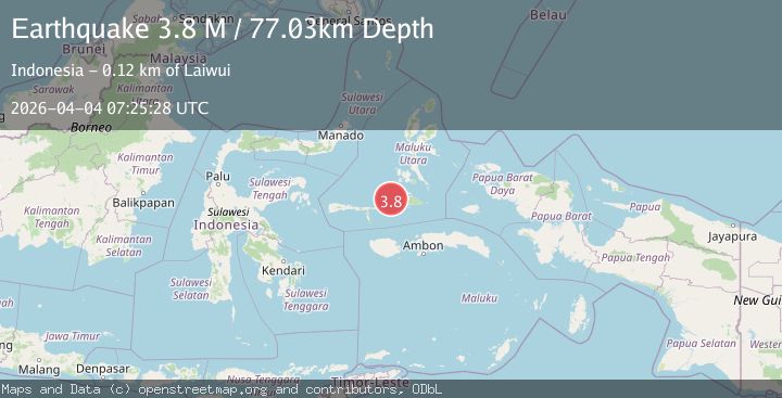 Map of Kepulauan Sula, Indonesia