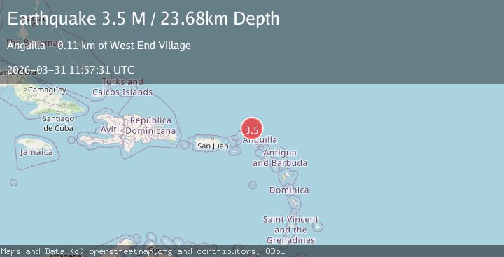 Map of Virgin Islands region