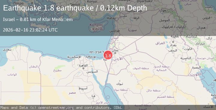 Map of Dead Sea region