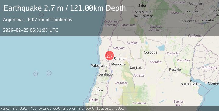Map of Coquimbo, Chile