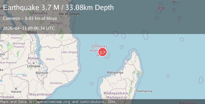 Map of northwest of Madagascar