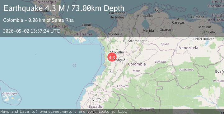 Map of Colombia