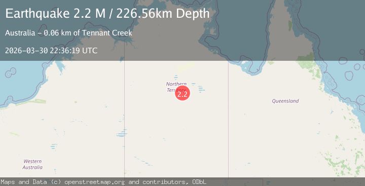 Map of Northern Territory, Australia