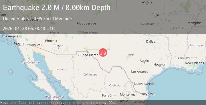 Map of western Texas
