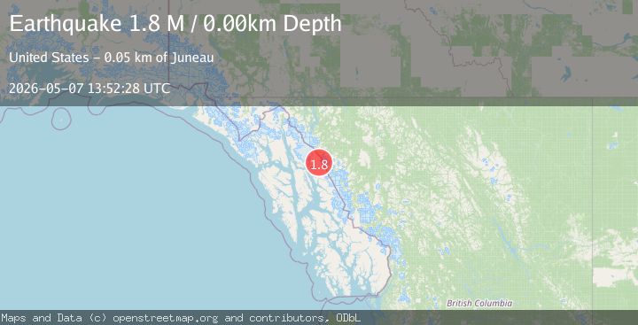 Map of Southeastern Alaska