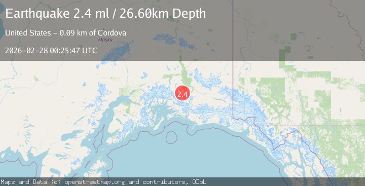 Map of Southern Alaska