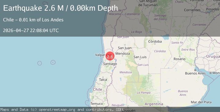 Map of Valparaiso, Chile