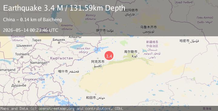 Map of southern Xinjiang, China
