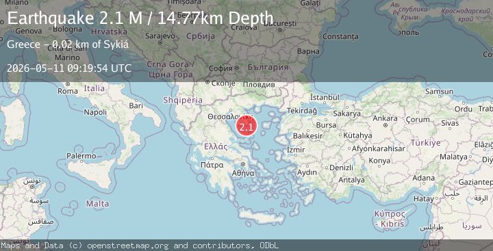 Map of Aegean Sea