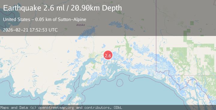 Map of Southern Alaska