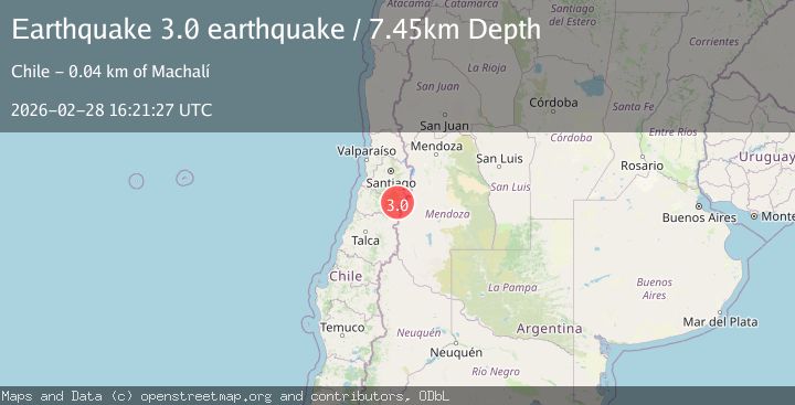 Map of Libertador General Bernardo O'Higgins, Chile