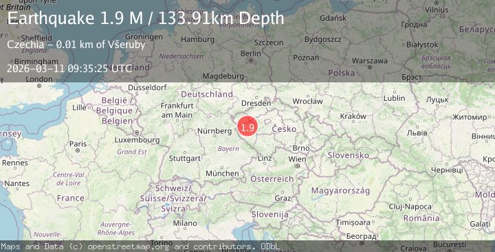 Map of Czech Republic