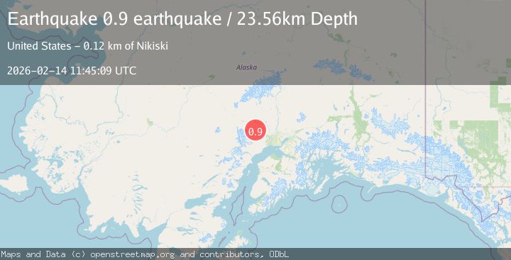 Map of Southern Alaska