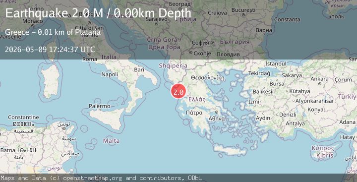 Map of Greece-Albania border region