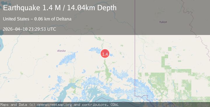 Map of Central Alaska