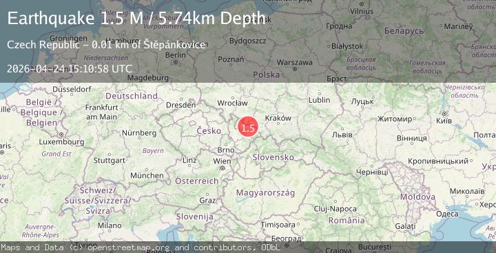 Map of Czech Republic