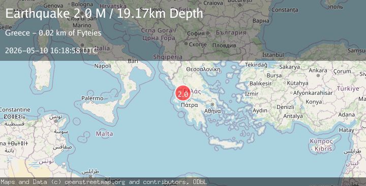 Map of West Greece