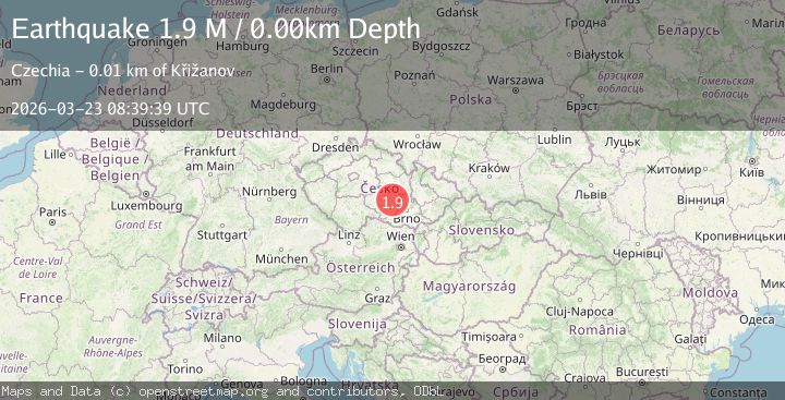 Map of Czech Republic