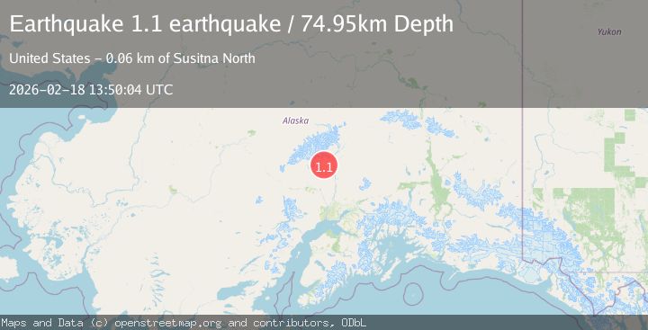 Map of Central Alaska