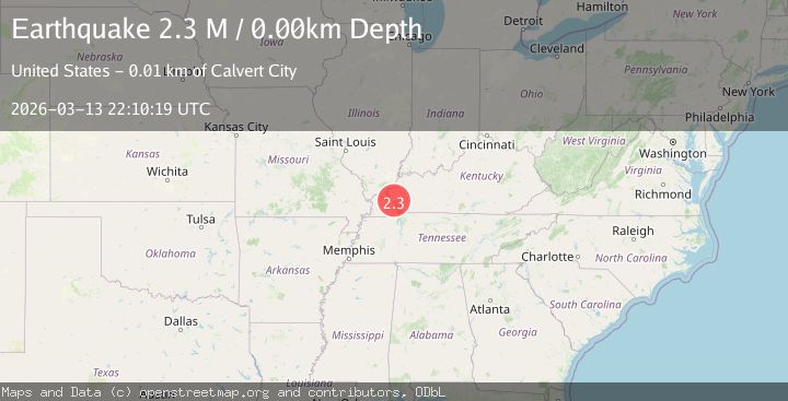 Map of western Kentucky